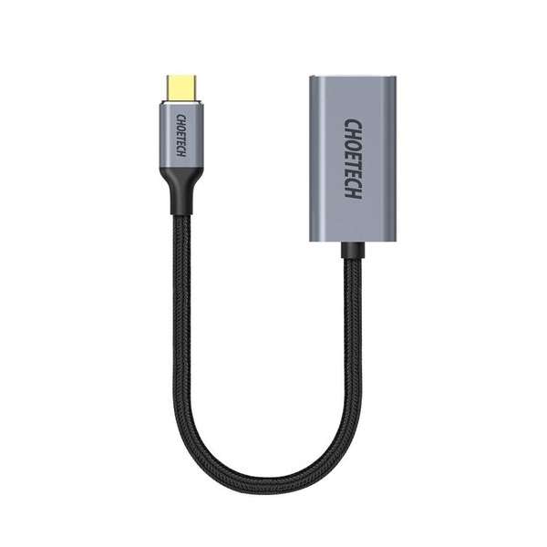 Choetech Aluminium USB-C naar HDMI adapter - 4K@60Hz - Sky Grey