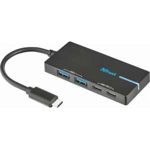 Trust 4 Poorts USB Type-C 3.1 Hub