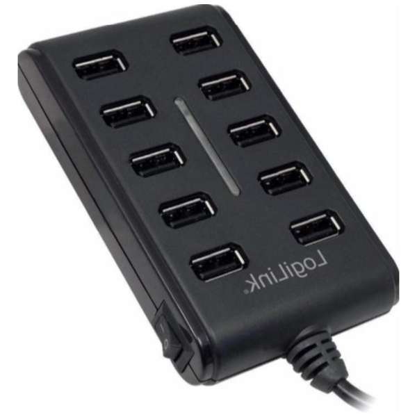 USB hub - Oplaad hub - 2.0 highspeed - premium kwaliteit - 10 USB ingangen - USB splitter