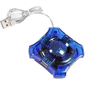 Esperanza 4 Poorts USB 2.0 Hub Star - Blauw