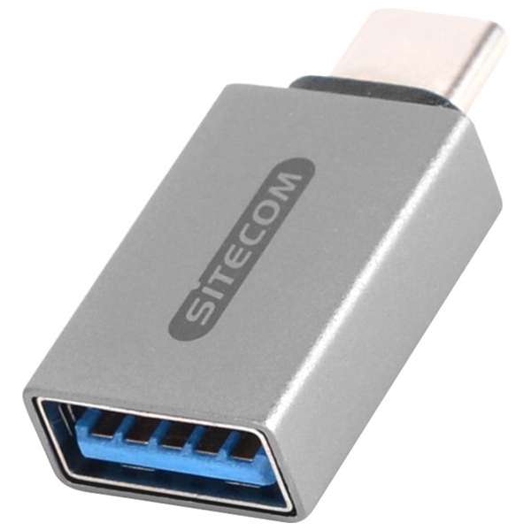 Sitecom CN-370 kabeladapter/verloopstukje USB 3.0 USB 3.1 Type C Zilver