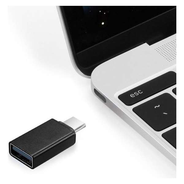 Gembird A-USB2-CMAF-01 kabeladapter/verloopstukje USB Type-C USB type-A Zwart