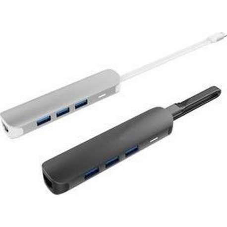 HYPER 6-in-1 USB-C hub with 4K HDMI space gray