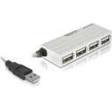 Delock - 4-Poorts USB 2.0 Hub - Wit