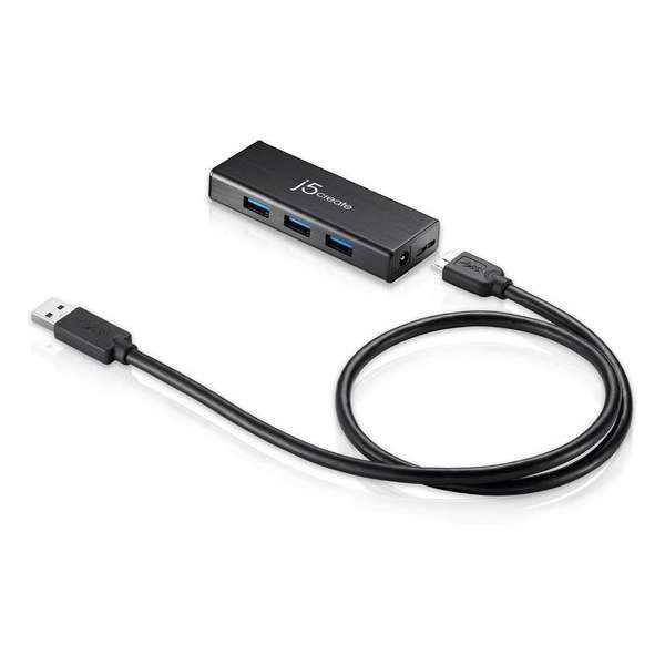 J5create USB 3.0 4-poort Mini HUB