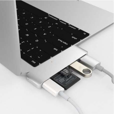 Hyper USB C 5 in 1 connection kit USB 3.1 - Space Grey