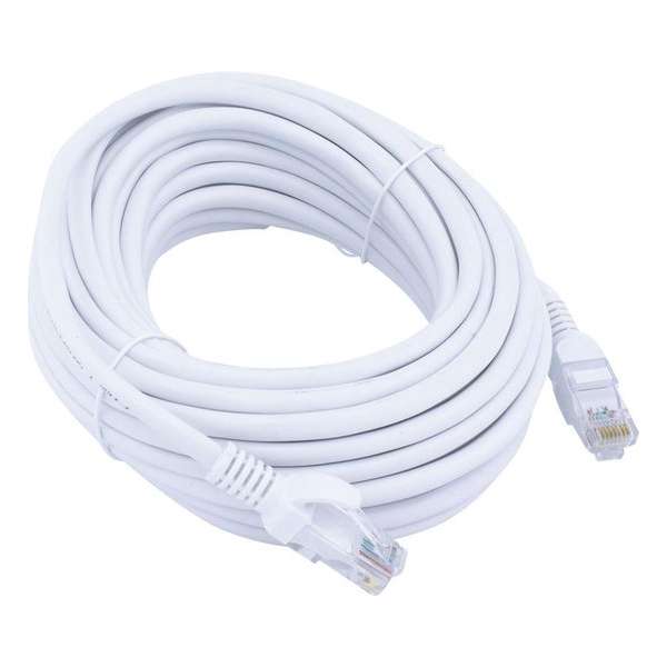 10 meter premium UTP kabel - Tot 1000 Mbps - Wit - Incl. RJ45 stekkers - Hoge kwaliteit
