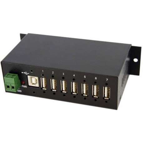 StarTech.com interface hubs Monteerbare robuuste industriële 7-poort USB-hub