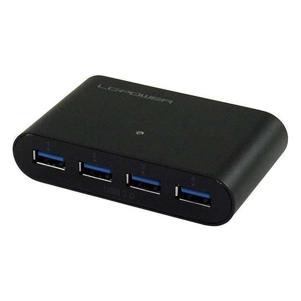 USB-Hub LC-Power 4x USB 3.0 LC-HUB-ALU-1B ink.Netzteil retail