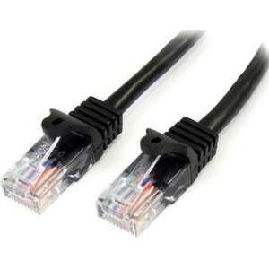 StarTech.com Cat5e Ethernet netwerkkabel met snagless RJ45 connectors UTP kabel 0,5m zwart