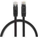 By Qubix internet kabel - 0.5 meter - zwart - CAT6 ethernet kabel - RJ45 UTP kabel met snelheid van 1000Mbps