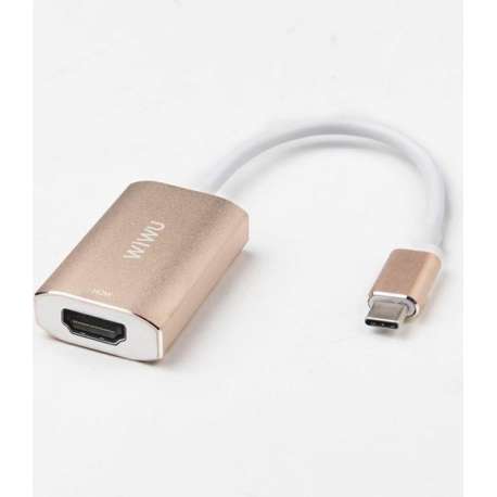 C3H 1-in-1 Type C convertor HDMI - Goud