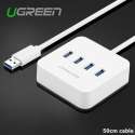 USB 3.0 HUB 4 Ports 5Gbps met 150cm kabel