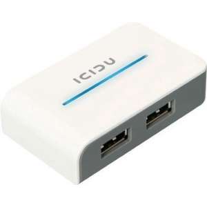 ICIDU - USB Hub - USB 2.0 Booster HUB 4 Ports