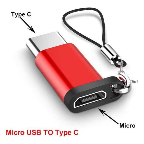 Micro USB Naar USB-C Converter