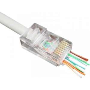 ✅ 10X RJ-45 CAT-5E / CAT 6 Connector Stekker Plug Voor Internet/Netwerk Kabel.