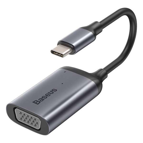 Baseus - USB-C Male naar VGA + Type-C PD Female Adapter - 2K@60Hz