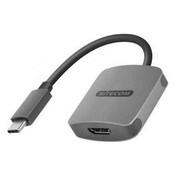 Sitecom CN-375 kabeladapter/verloopstukje USB-C HDMI, USB-C Grijs