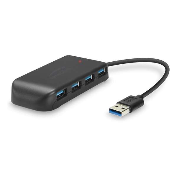 Speedlink SNAPPY EVO USB Hub - Active 7-Port - USB 3.0 - Zwart