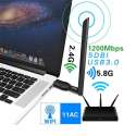 USB Wifi Dongle 1200 MB/s USB 3.0  5 Ghz - Draadloos internet adapter Dongel Ultra Snel  Dual Band