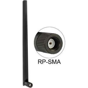 WL-Antenne Delock RP-SMA 802.11 3~6 dBi omni Gelenk zwart