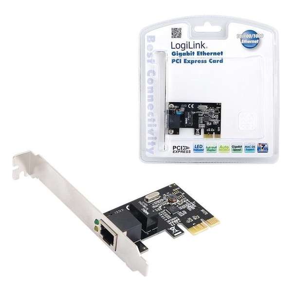 LogiLink Gigabit PCI Express Network Card 1000Mbit/s netwerkkaart & -adapter