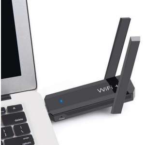 USB 2.0 Wireless WiFi Repeater 300Mbps Signaal versterker 802.11n/b/g Dual Antenna Booster / Range extender / HaverCo