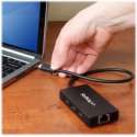 StarTech.com 3 Poorts USB 3.0 Hub met Gigabit Ethernet USB-C inclusief voedingsadapter