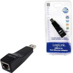 LogiLink Fast Ethernet USB 2.0 Adapter 100Mbit/s netwerkkaart & -adapter