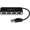 4 Port Portable USB 2.0 Hub with Cable