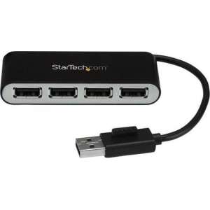 4 Port Portable USB 2.0 Hub with Cable