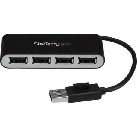 4 Port Portable USB 2.0 Hub with Cable