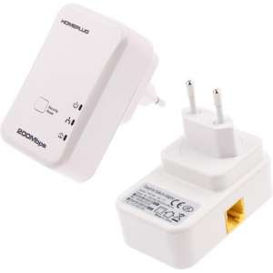 2 STKS 7HP120 200Mbps Powerline Netwerk Mini Homeplug AV Ethernetbrug, EU Plug (Wit)