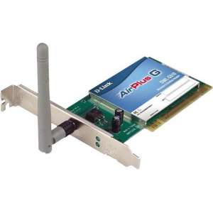 D-link PCI Bus 802.11g Wireless Adapter