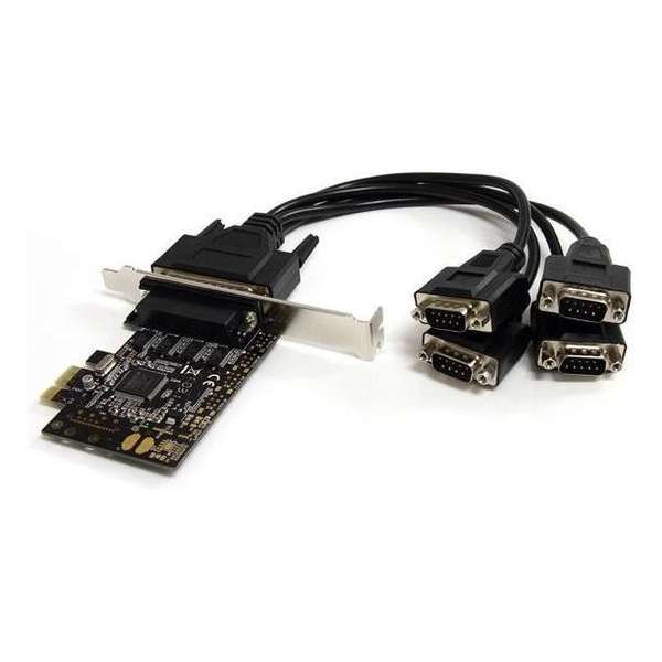 StarTech.com 4-poort RS232 PCI Express Seriële Kaart met Breakout-kabel