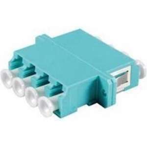 Intronics Fiber optic LC-LC quad adapter OM3/OM4