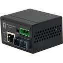 LevelOne IEC-4001 netwerk media converter 100 Mbit/s Multimode Zwart