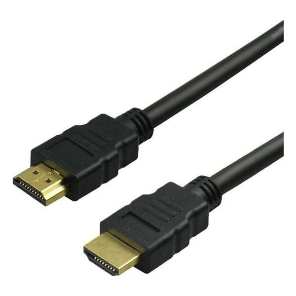 HDMI Kabel 1,5 meter Zwart High Speed (Ultra) HDTV, 3D, 4K, TV, PC, Laptop, Beamer, PS3, PS4 & Xbox