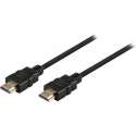 Valueline High Speed HDMI-kabel met ethernet HDMI-connector - HDMI-connector 0,50 m zwart