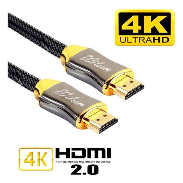 HDMI Kabel 2.0 - Ultra HD 4K High Speed (60hz) - Gold Plated - 1.5 Meter