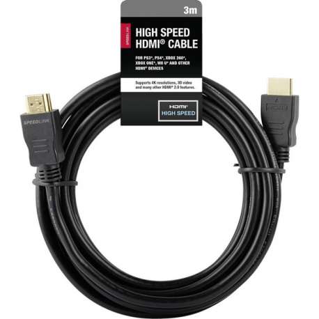 Speedlink Hdmi Kabel 1.4 - 3 Meter (PS3 + Xbox 360)