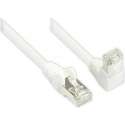 S-Impuls S/FTP CAT6 Gigabit netwerkkabel haaks/recht / wit - 7,5 meter