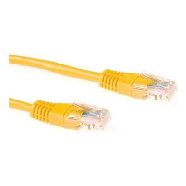 ACT IM5803 - Cat 5 UTP-kabel - RJ45 - 3 m - geel