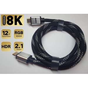 Premium 4K/8K/10K Ultra High Speed 2.1 HDMI kabel 2 meter