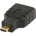 Valueline HDMI-adapter HDMI micro-connector - HDMI input  zwart