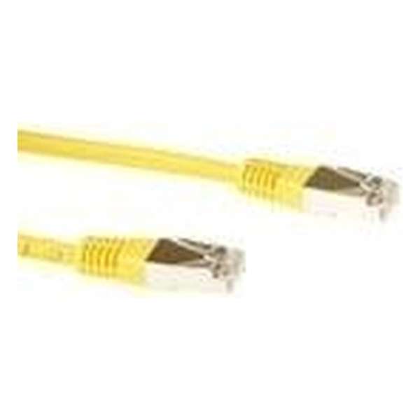 ACT Patchcord SSTP Category 6 PIMF, Yellow 30.00M 30m Geel netwerkkabel