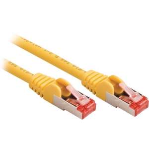 Valueline VLCP85221Y50 netwerkkabel 5 m Cat6 S/FTP (S-STP) Geel