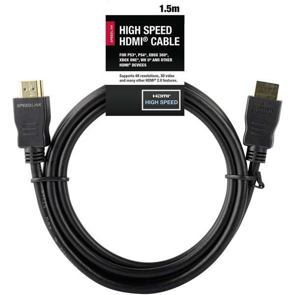 Speedlink Hdmi Kabel 1.4 1,5 Meter PS3 + Xbox 360