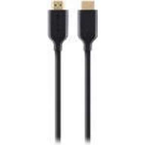 Belkin HDMI - Micro HDMI, 1m HDMI kabel HDMI Type A (Standard) HDMI Type D (Micro) Zwart