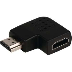 Valueline HDMI adapter Rechts gehoekt female naar male Zwart